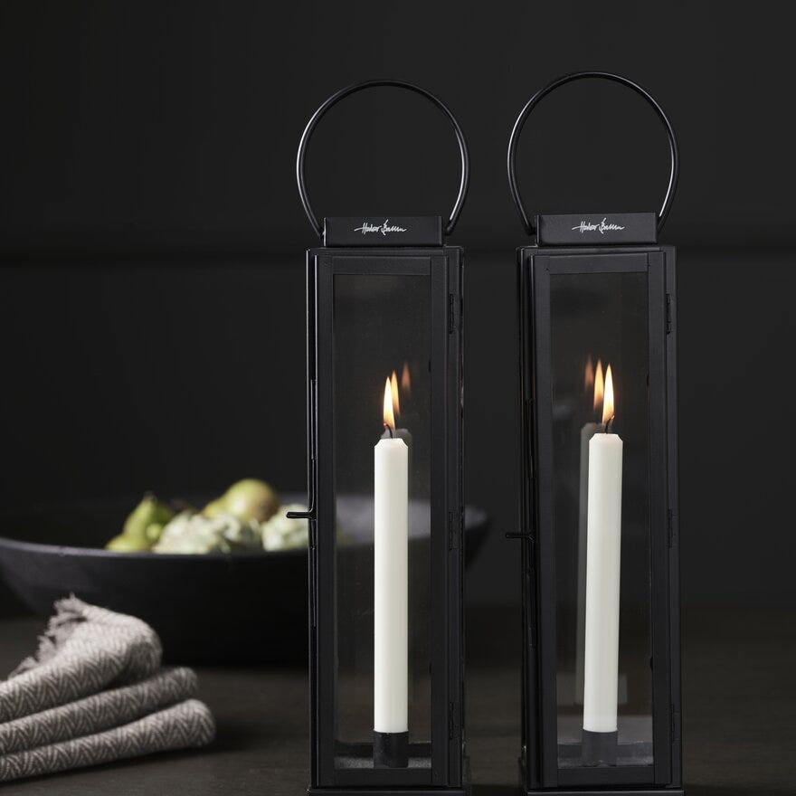 Halvor Bakke MARMI Lykt H40 cm i Svart designet av Halvor Bakke