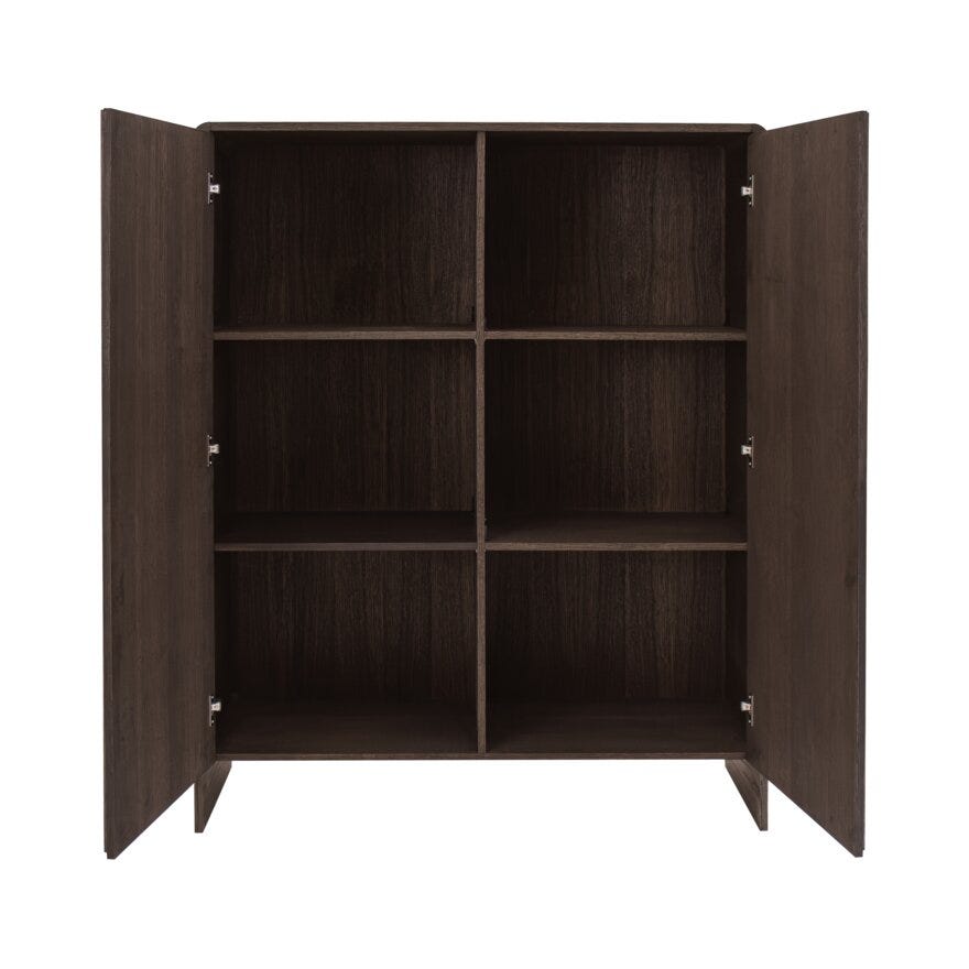 KONTUR Skap 120x45 cm i Brun