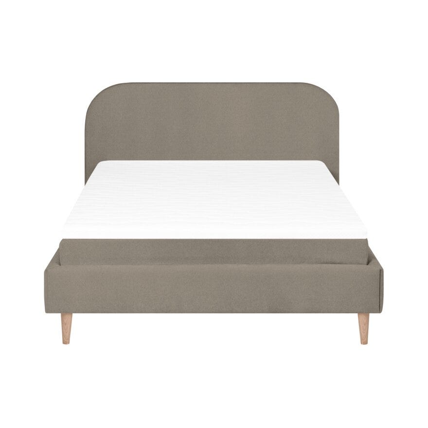 Zen LISBOA Seng med gavl 187x219 cm i Brun