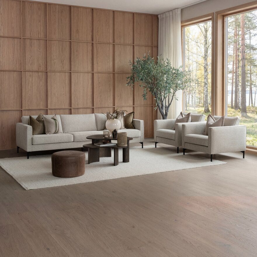 WESTON 4 seter i Beige/natur