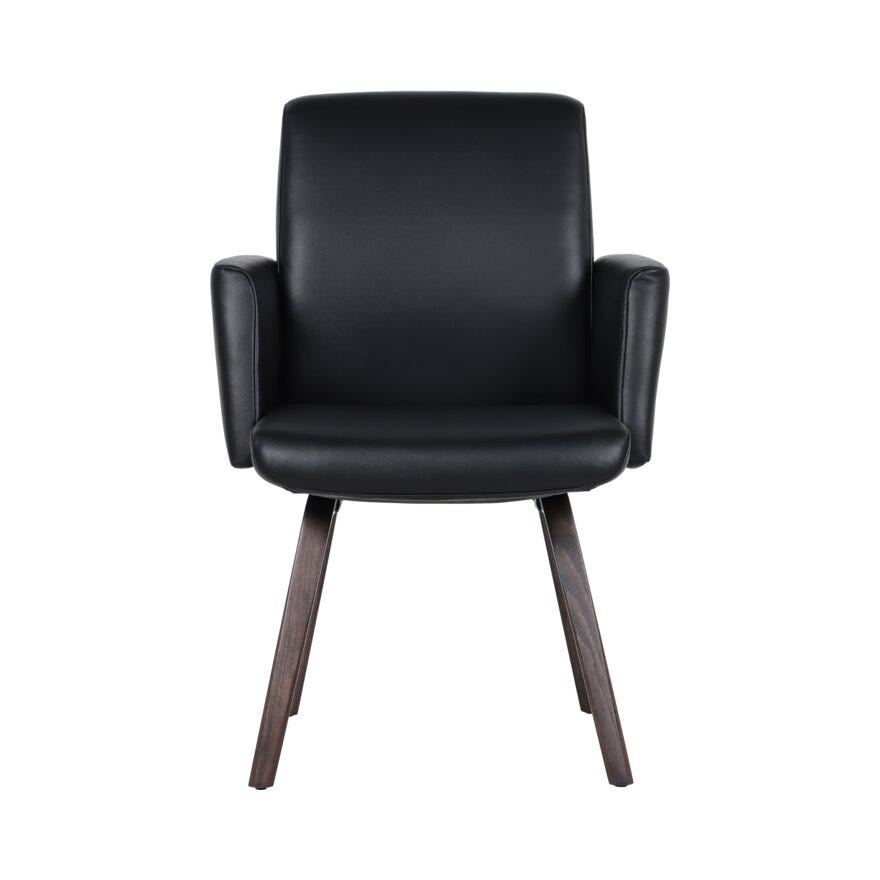 COMFY Spisestol med armlene i Svart
