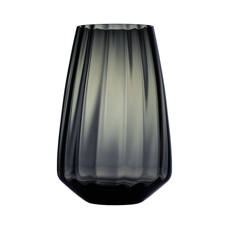 Magnor OPTIQUE Vase H27 cm i Grå designet av Halvor Bakke