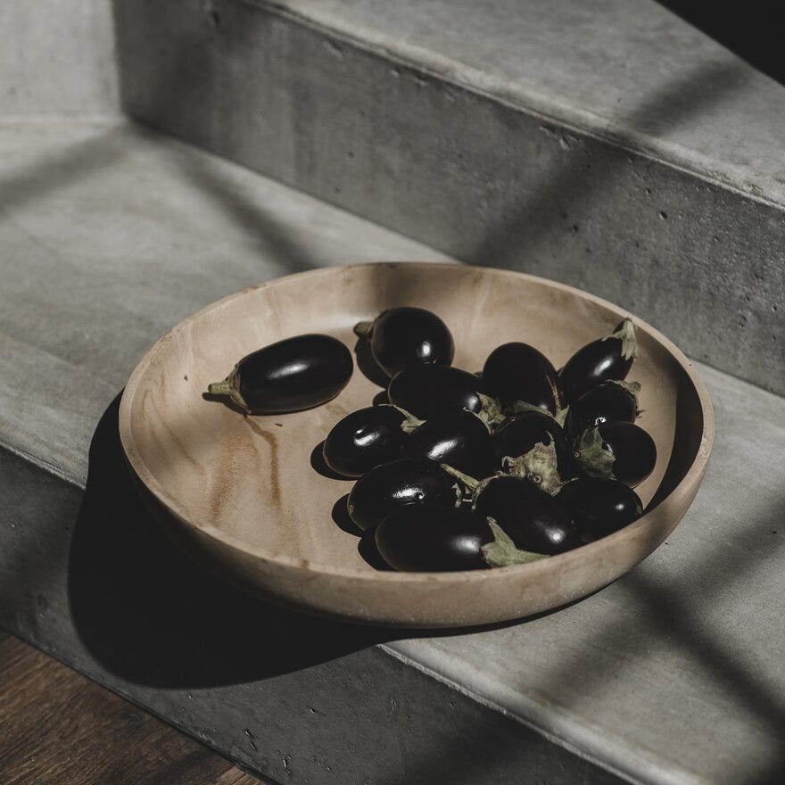 Jakobsdals TRAVERTA Skål Ø34 cm i Beige/natur designet av Storm Pedersen