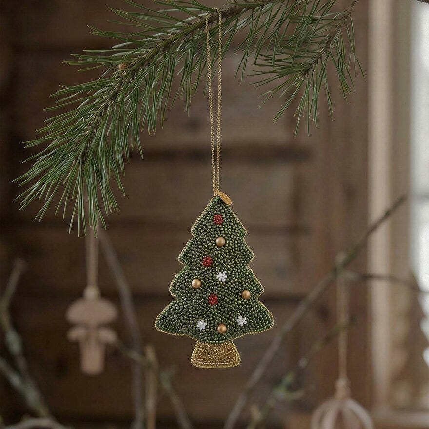 Jakobsdals ORNAMENT Juletrepynt H10 cm i Grønn