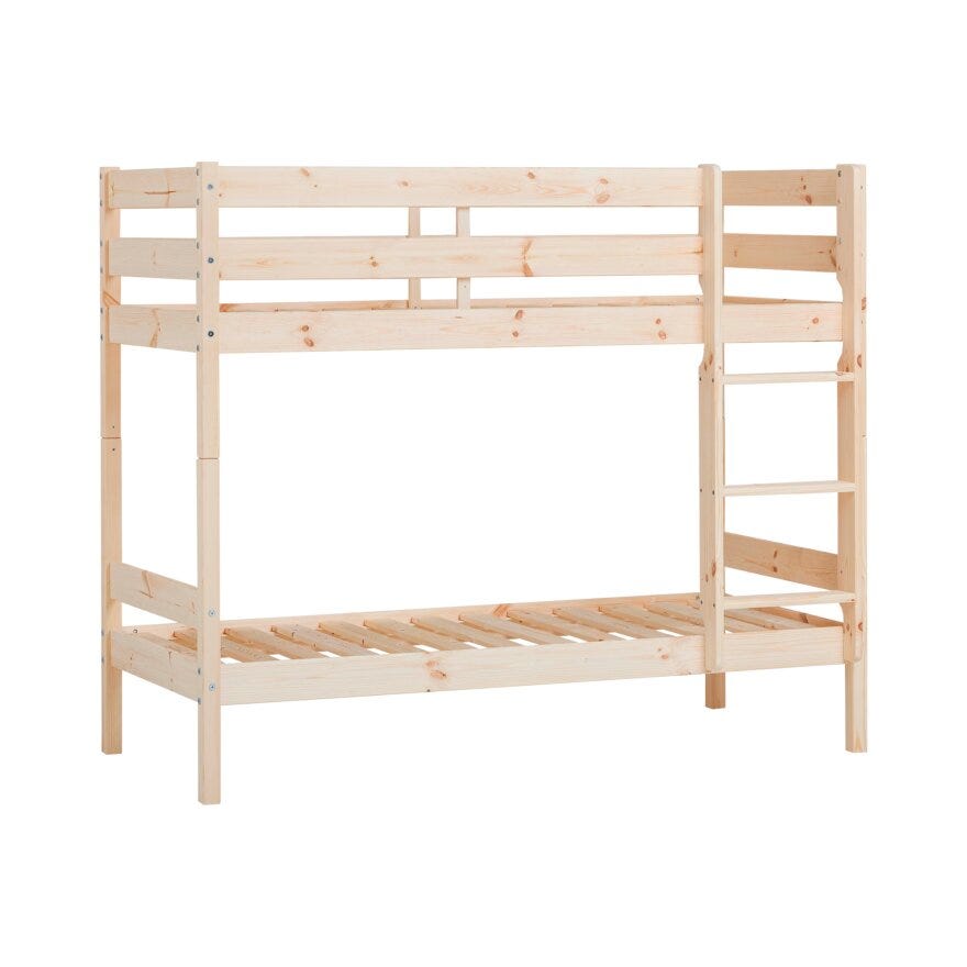 Hoppekids ECO ONE Køyeseng 70x160 cm i Beige/natur