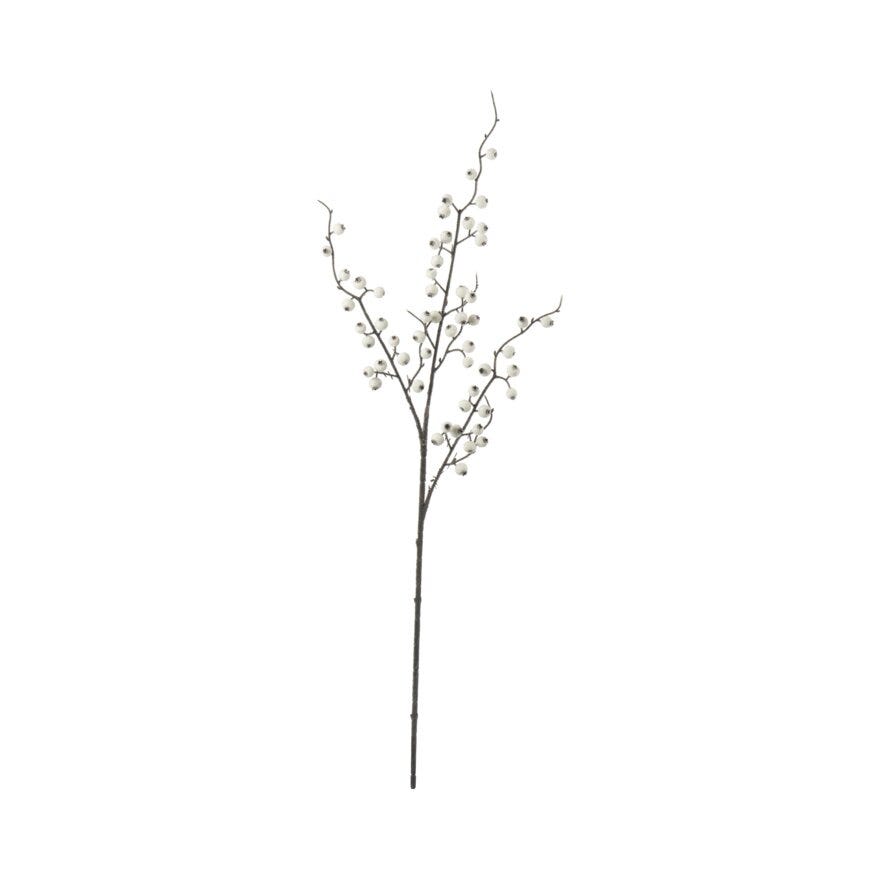 Mr Plant BÆRKVIST Julekvist H75 cm i Hvit