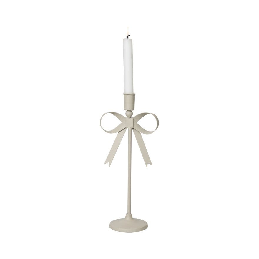 Sindig AUBRY Lysestake H32.5 cm i Beige/natur