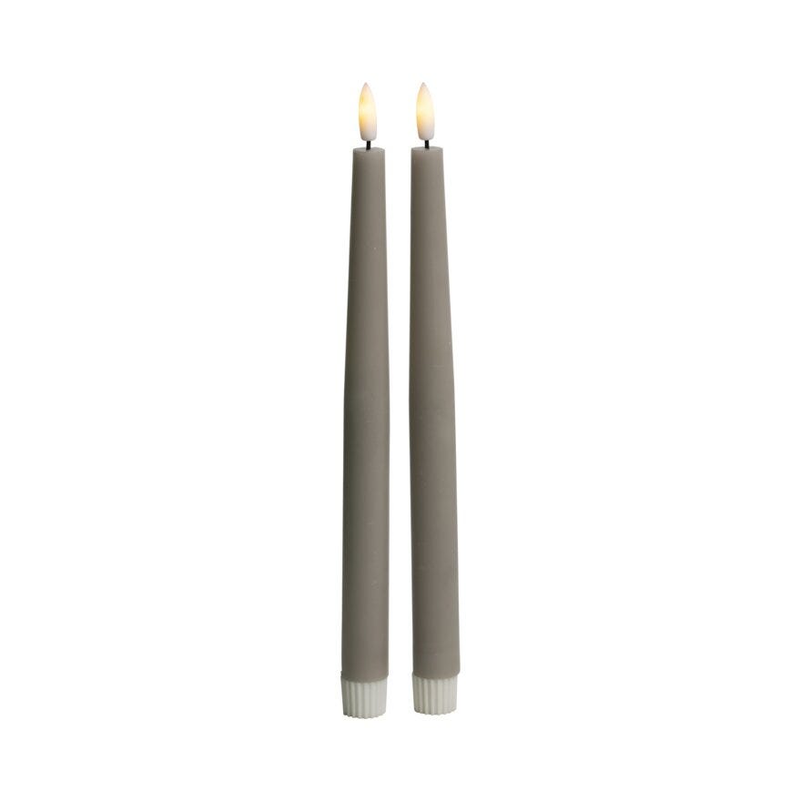 Lun NIMA LED kronelys H24.5 cm i Beige/natur