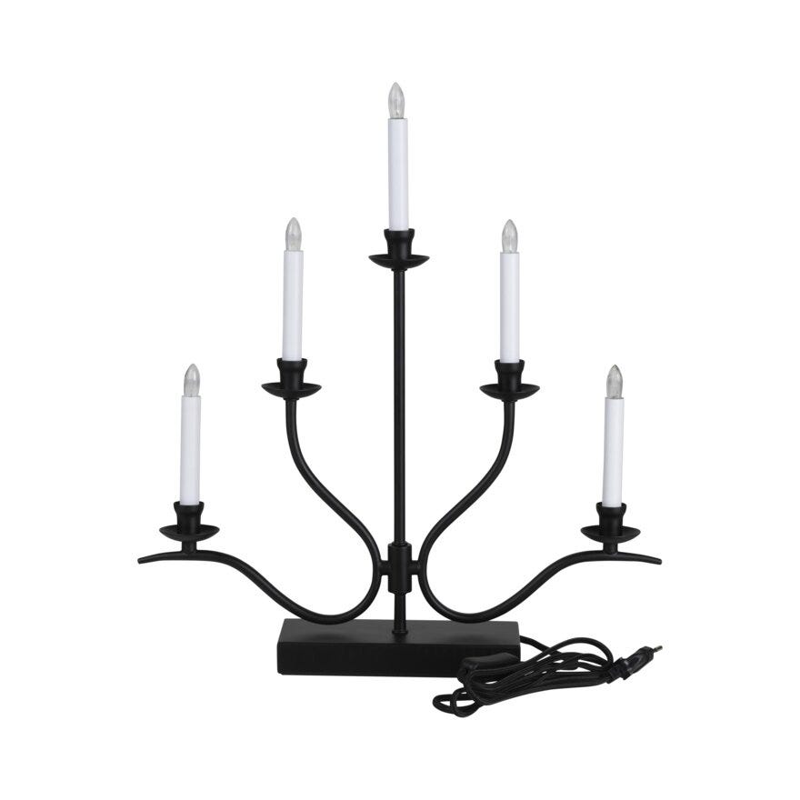 Ly DART Adventsstake 44x8H48 cm i Svart