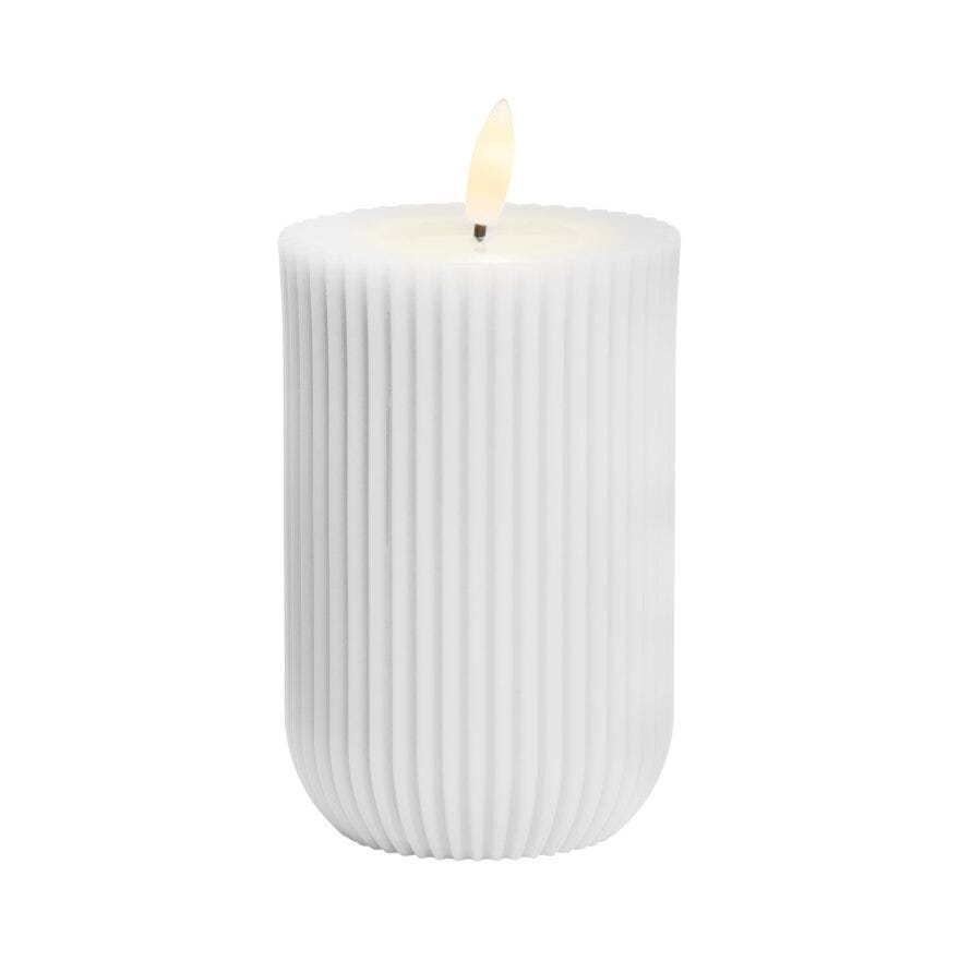 Lun NOVA LEDkubbelys H12.5 cm i Hvit