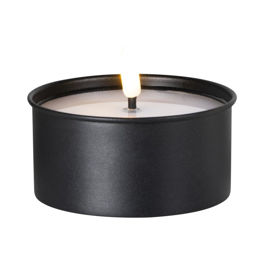 Lun BLIX LED utelys fakkellys H5 cm i Svart