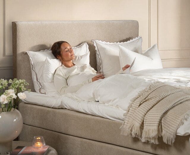 Signature Collection Sleeping HITRA Kontinentalseng 150x200 cm i Beige/natur