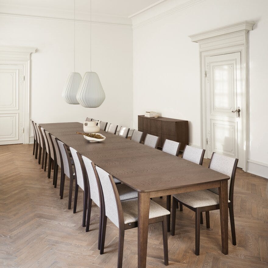 Skovby SM 108 Spisebord 101x238 cm i Brun