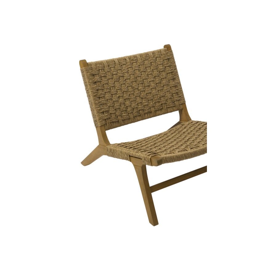 BARRINGTON Loungestol i Beige/natur