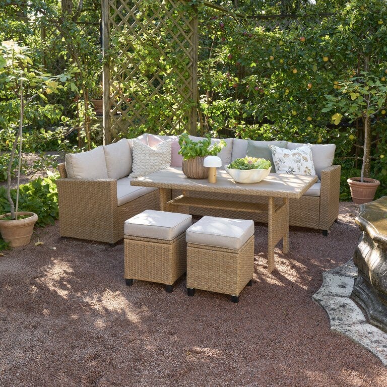 CAMIO Spisegruppe i Beige/natur