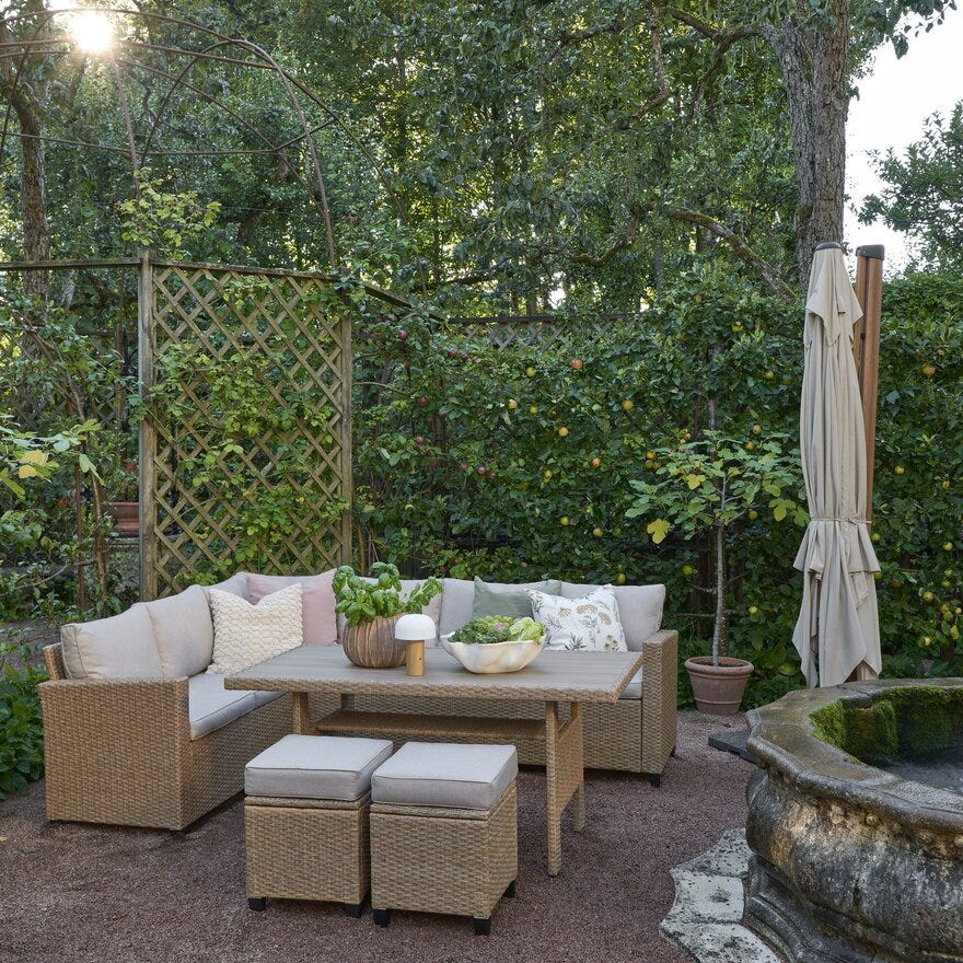 CAMIO Spisegruppe i Beige/natur