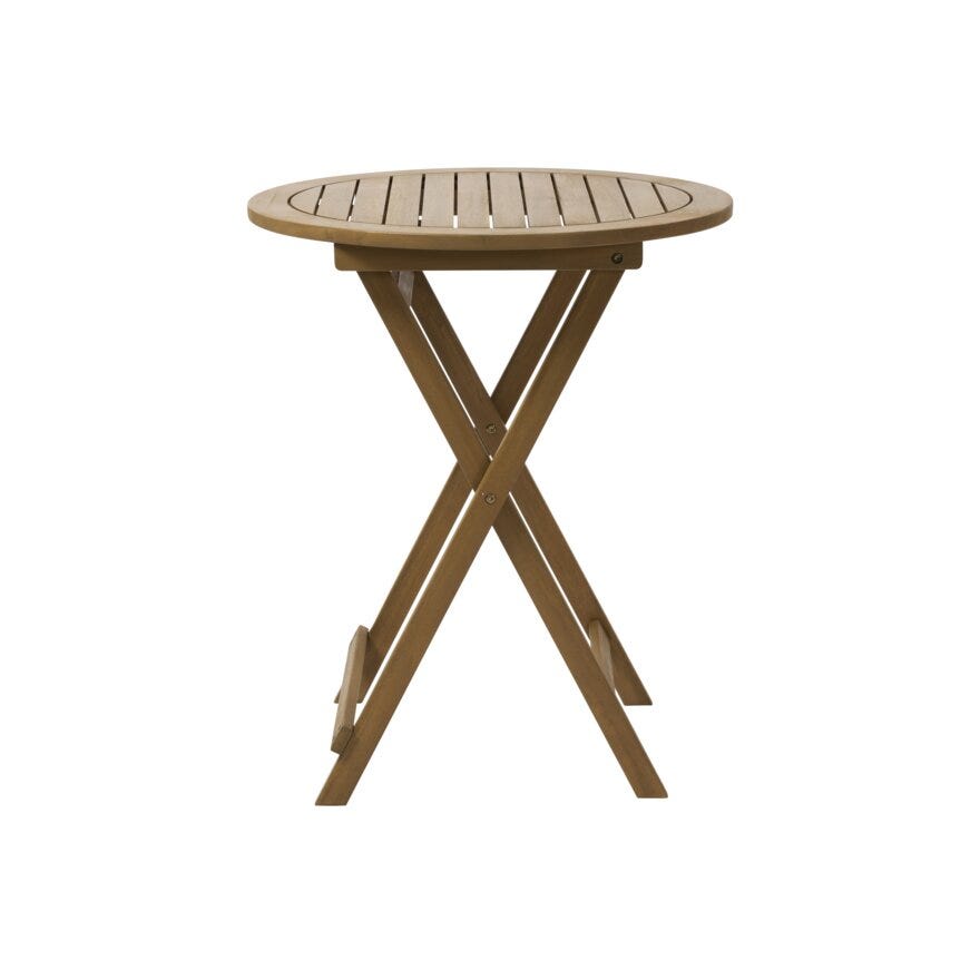 FOLDING Kafebord Ø60 cm i Beige/natur