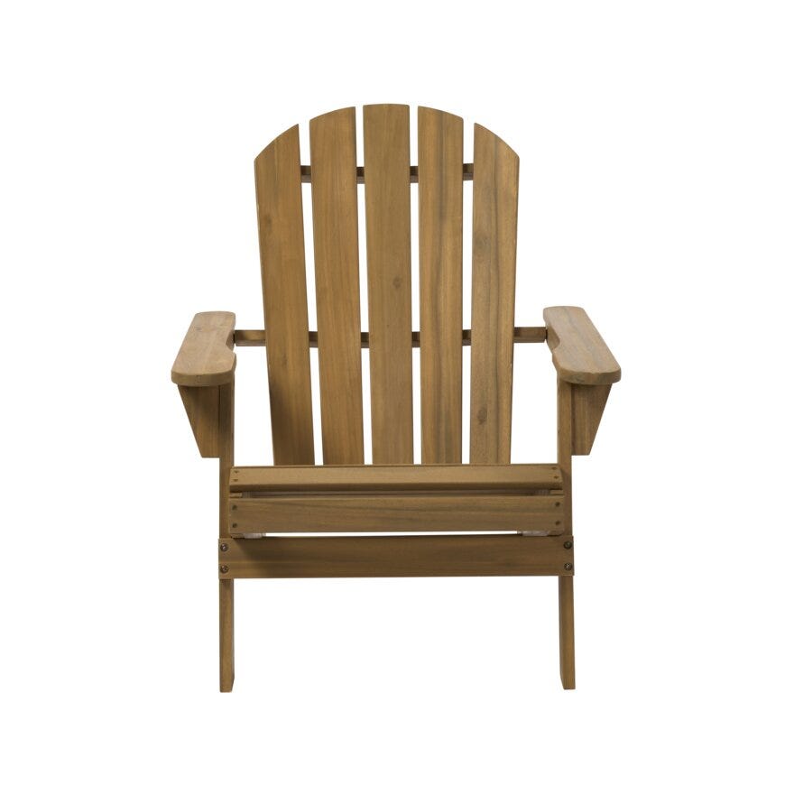 FOLDING Adirondack stol i Beige/natur