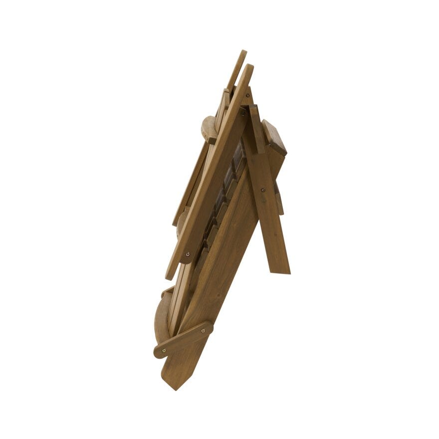 FOLDING Adirondack stol i Beige/natur