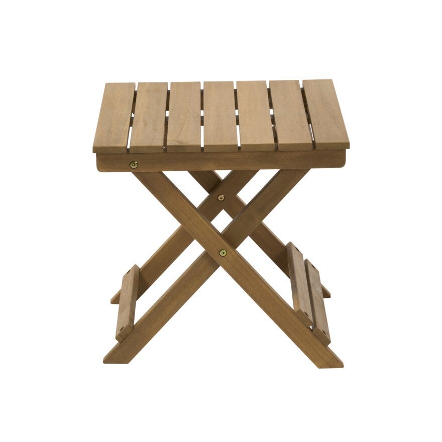 FOLDING Sidebord 41x41 cm i Beige/natur