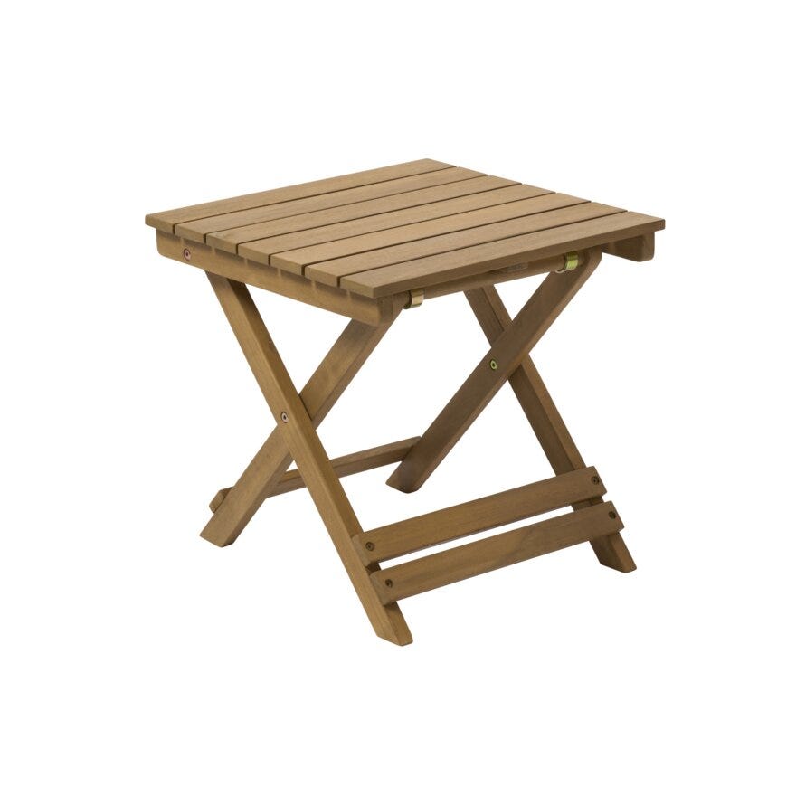 FOLDING Sidebord 41x41 cm i Beige/natur