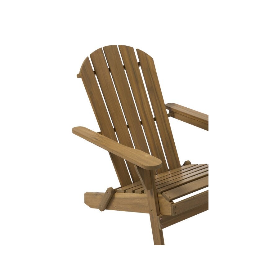 FOLDING Adirondack stol i Beige/natur