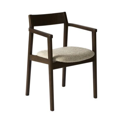 KOS Spisestol med armlene i Brun