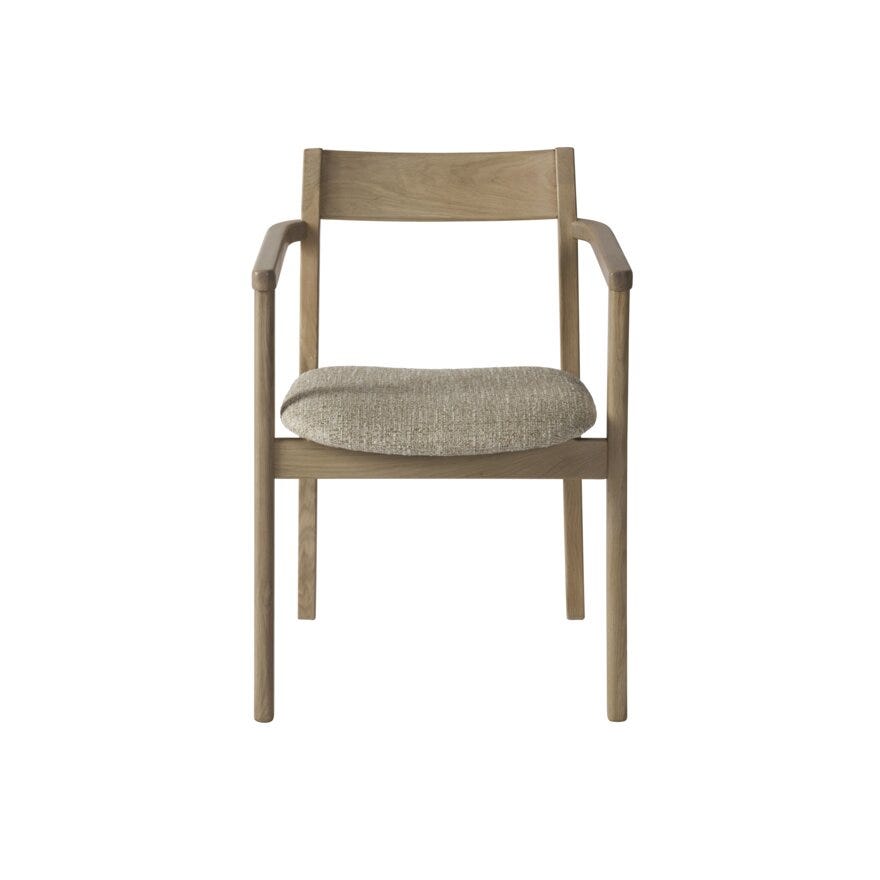 KOS Spisestol med armlene i Beige/natur