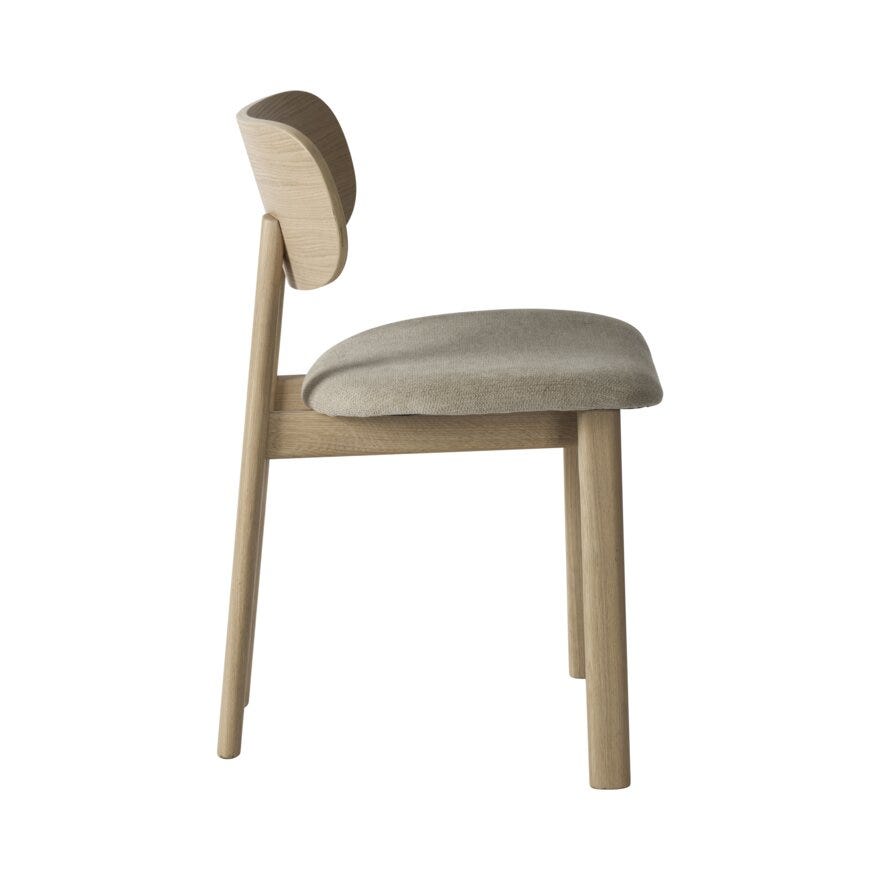 LUCCA Spisestol i Beige/natur