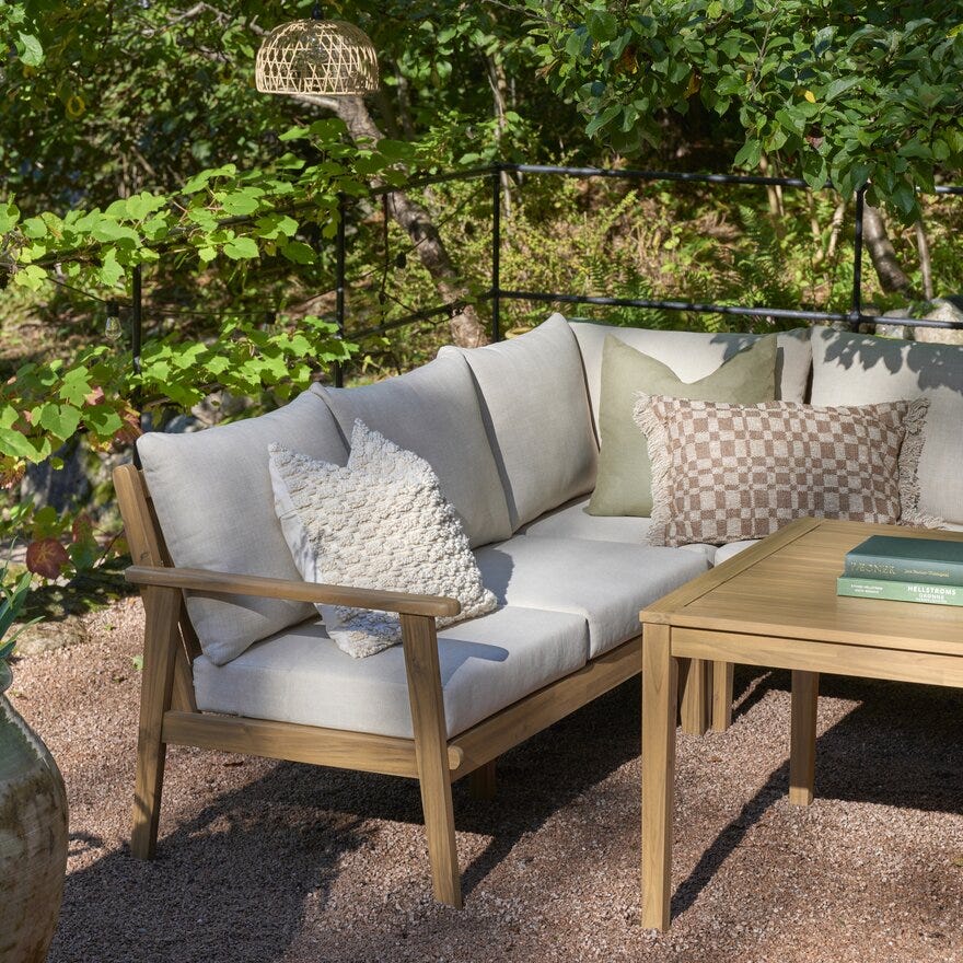 Sindig ZAMORA Hjørnesofa i Beige/natur