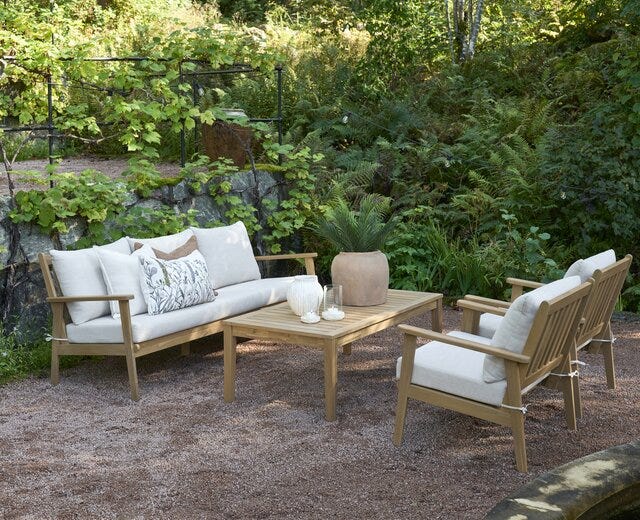 ZAMORA Sofagruppe i Beige/natur
