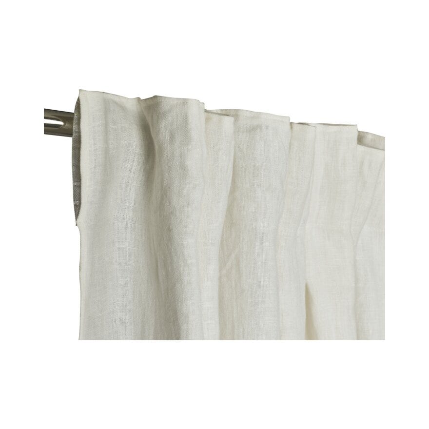 LINELLE Gardin 135x220 cm i Hvit