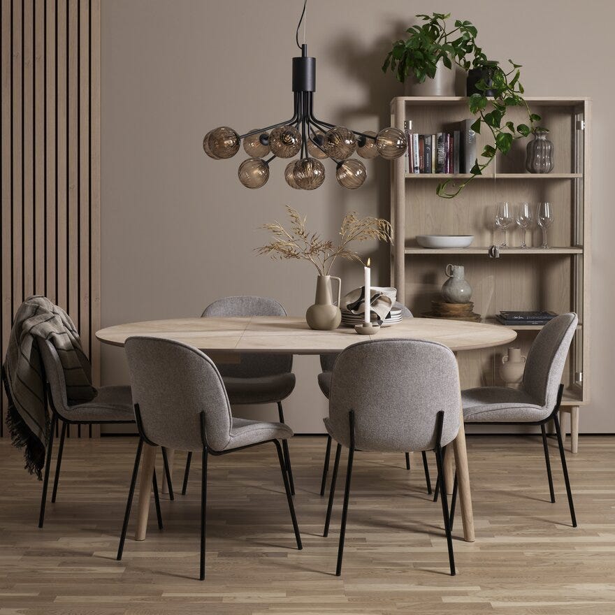Sindig SPHERE Lysekrone Ø80 cm i Svart