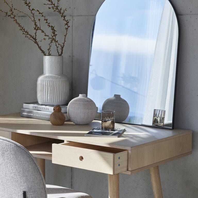 ØLAND Skrivebord 60x120 cm i Hvit