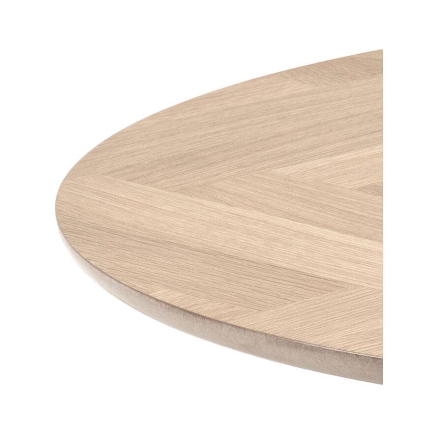 ØLAND Sofabord Ø90 cm i Beige/natur