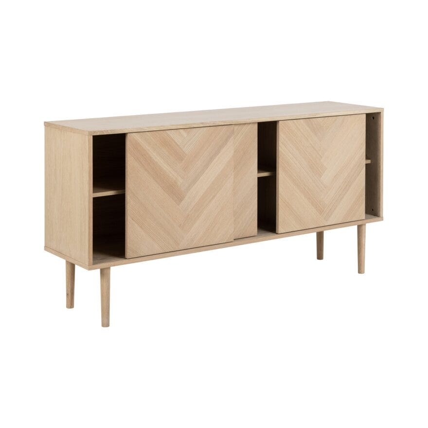 ØLAND Skjenk 160x40 cm i Beige/natur