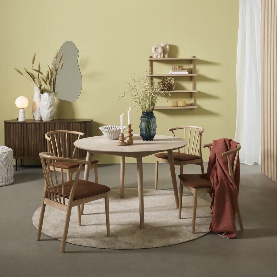 DELPHI Vegghylle 80x89 cm i Beige/natur