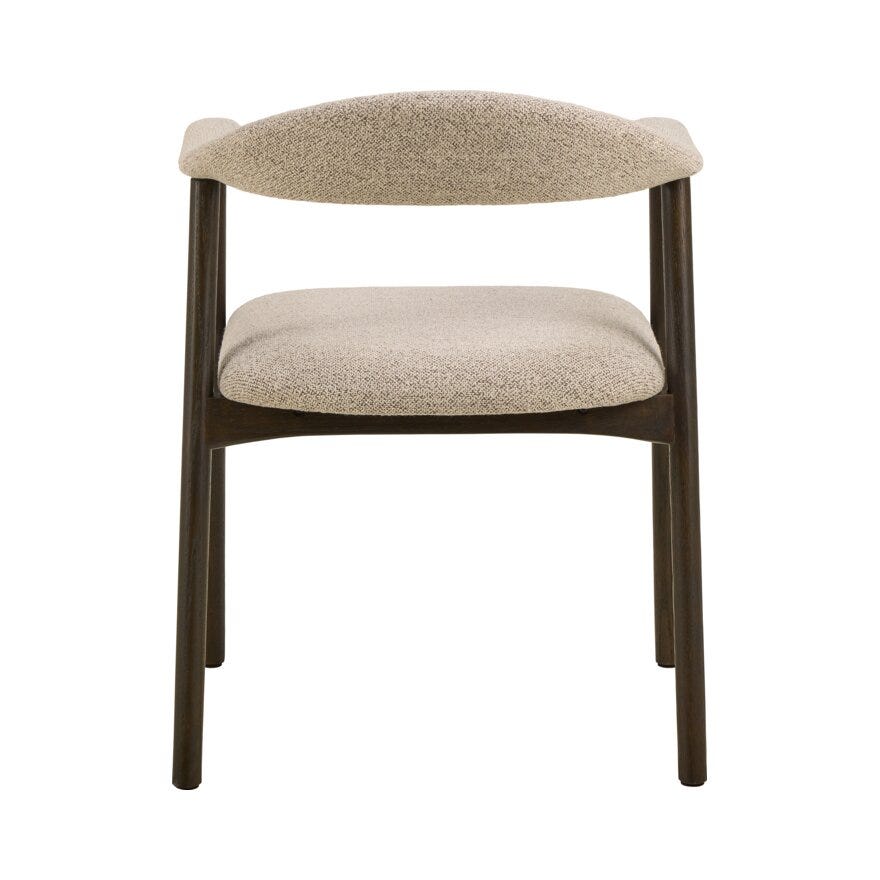 ADDI Spisestol med armlene i Beige/natur