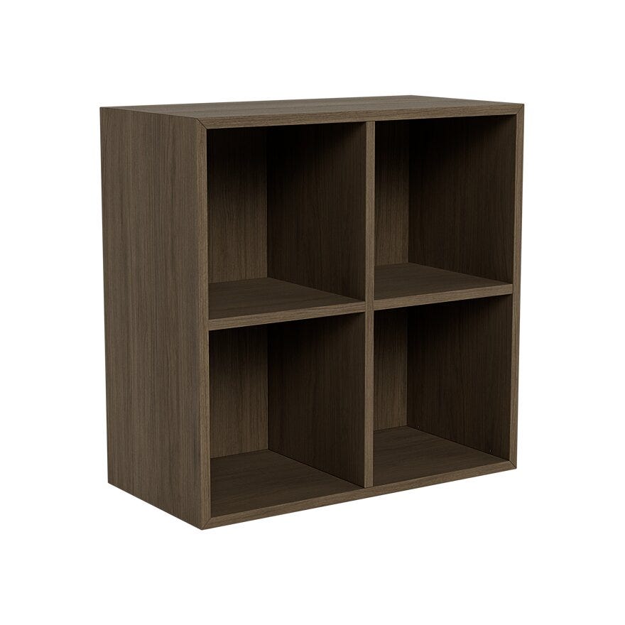 ARLON Reol modul 70x35 cm i Brun