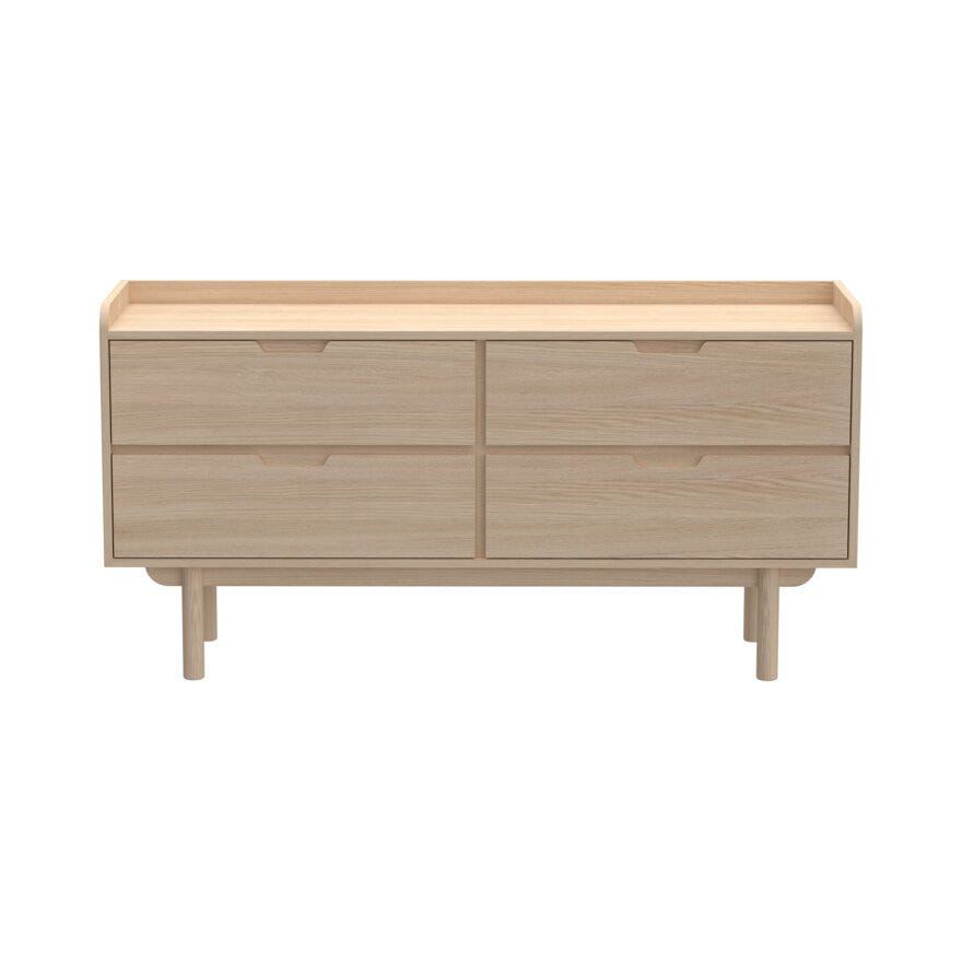 ASKER Kommode 157.9x44 cm i Beige/natur