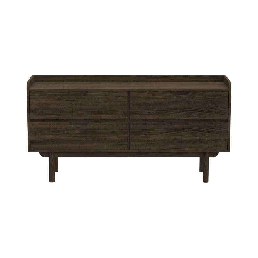 ASKER Kommode 157.9x44 cm i Brun