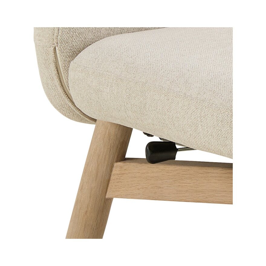 ATLAS Spisestol i Beige/natur
