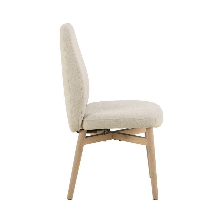 ATLAS Spisestol i Beige/natur