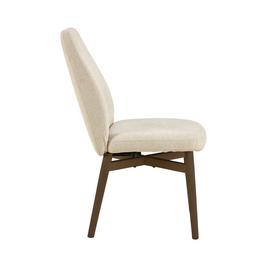 ATLAS Spisestol i Beige/natur