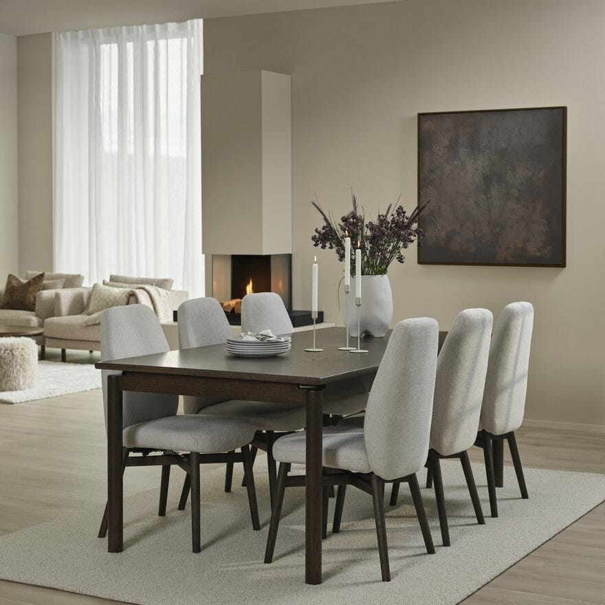 WICK Teppe 160x230 cm i Hvit