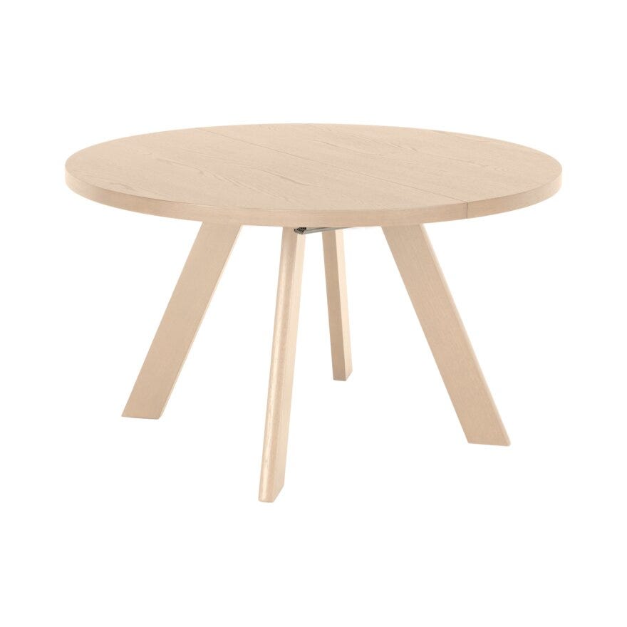 BASTIA Rundt spisebord Ø130 cm i Beige/natur