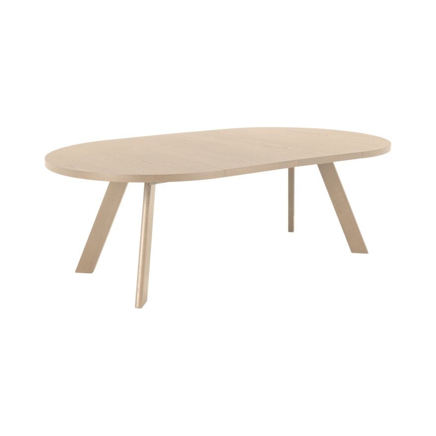 BASTIA Rundt spisebord Ø130 cm i Beige/natur