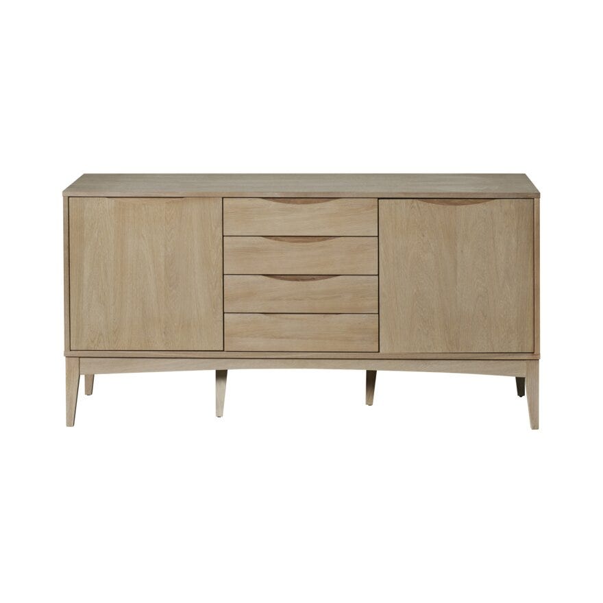 BRIXTON Skjenk B:160 cm i Beige/natur