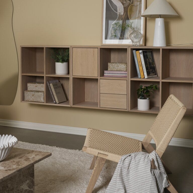 CARSON Loungestol i Beige/natur