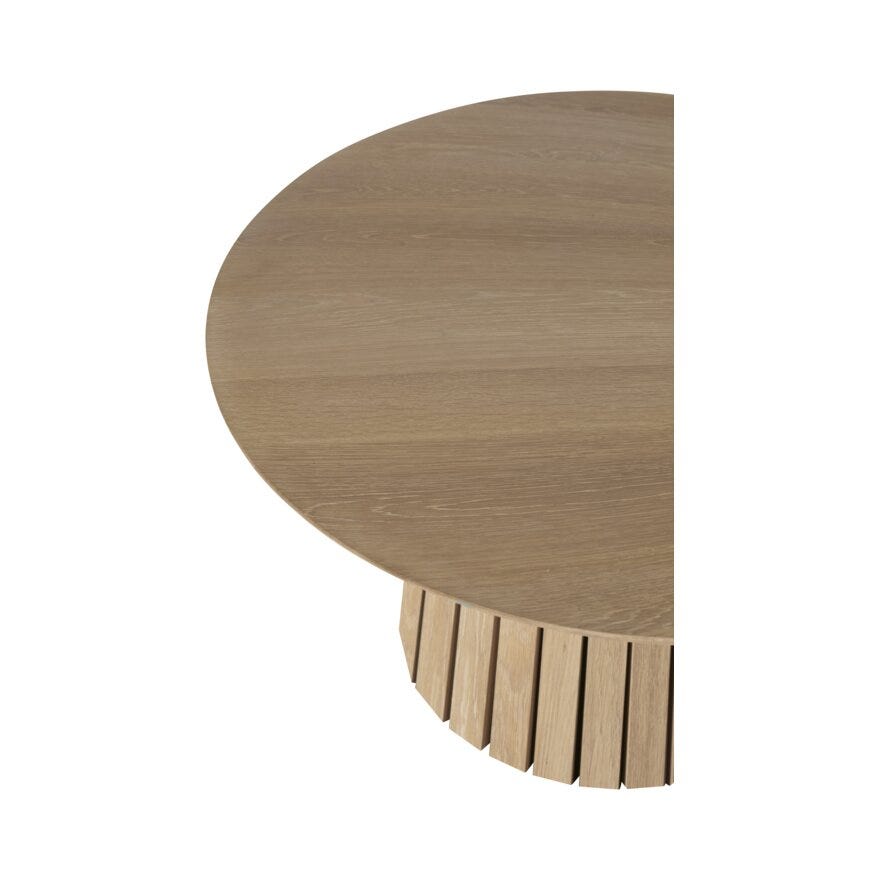 CHRISTO Sofabord Ø80 cm i Beige/natur